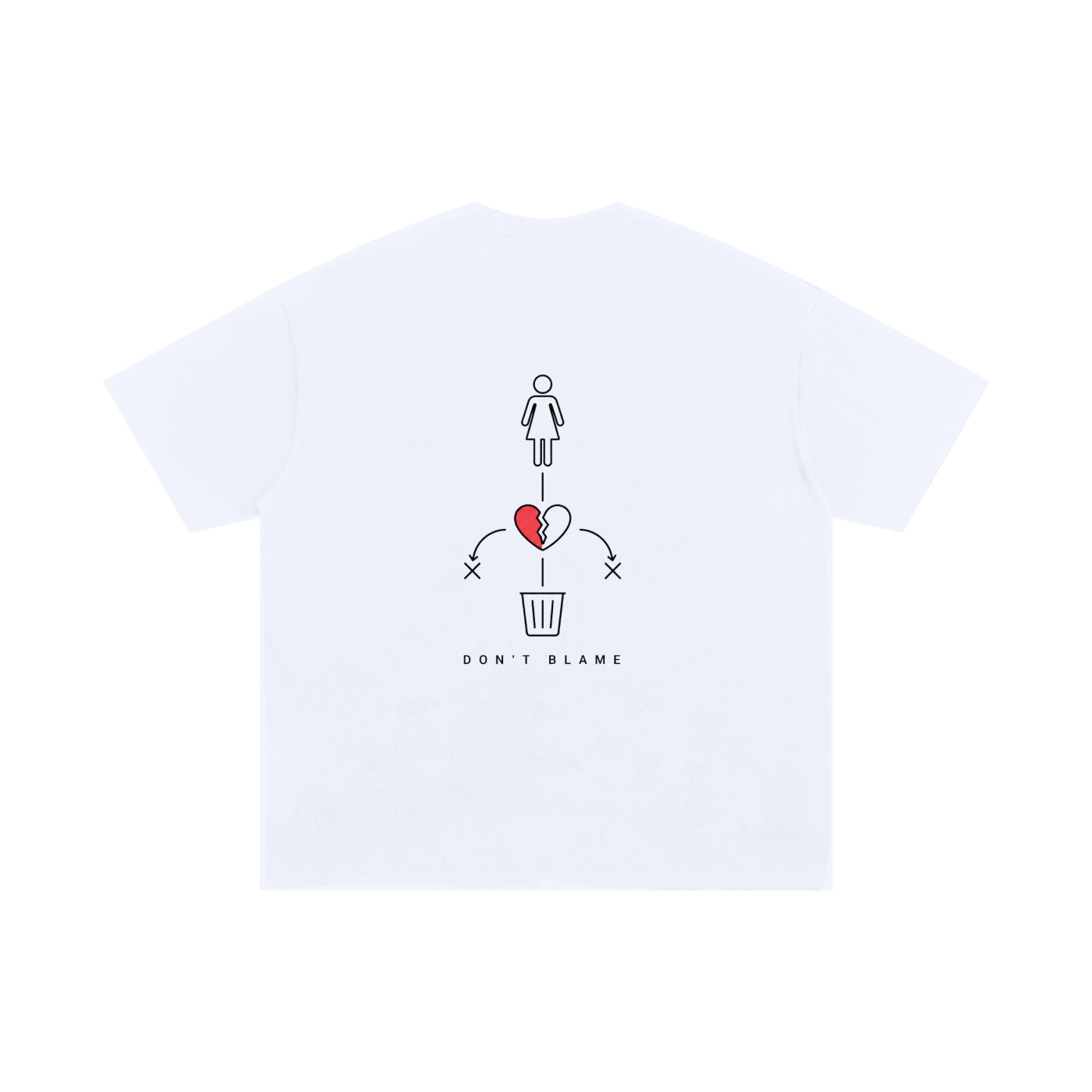 Camiseta BECAUSE DON'T BLAME | BECAUSE Oficial