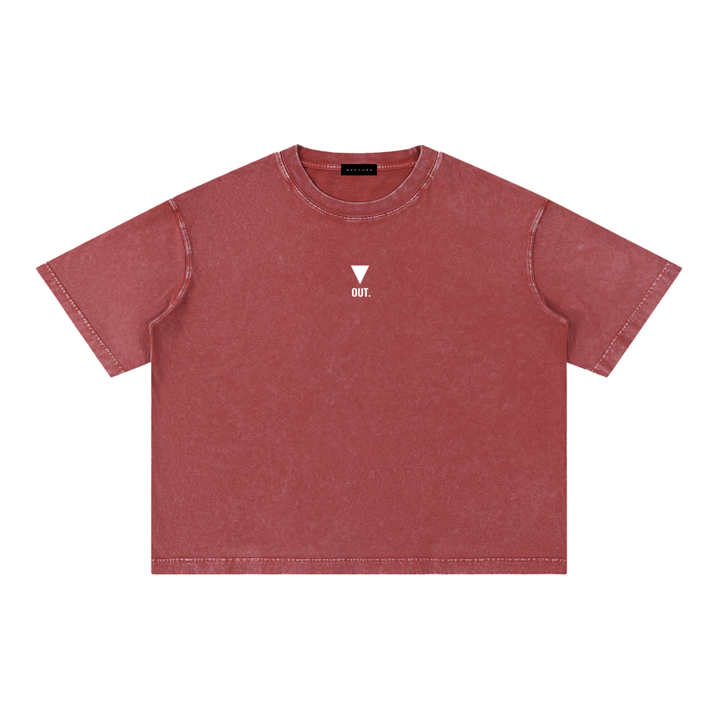 BECAUSE OUT. Camiseta | BECAUSE Oficial