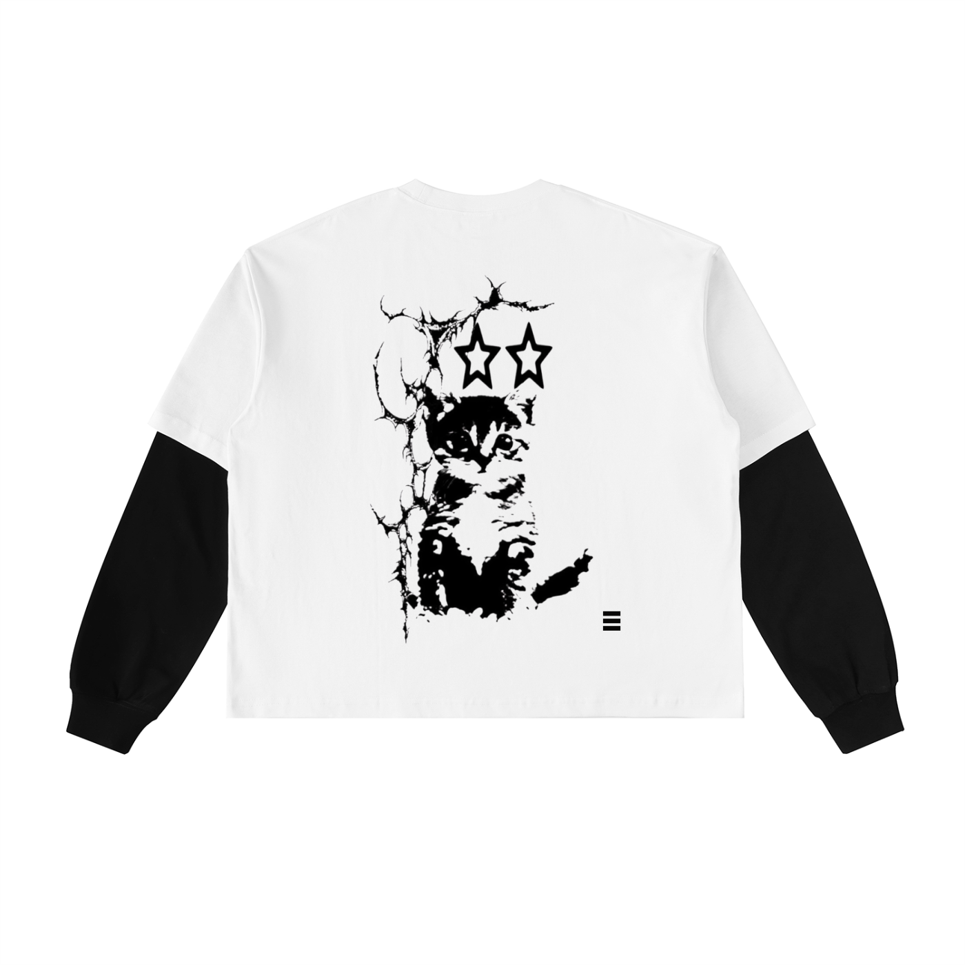 Camiseta BECAUSE ICON de manga en contraste por capas | BECAUSE Oficial