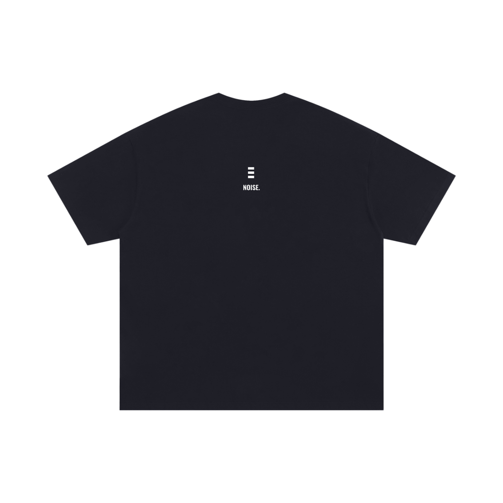 ICON. NOISE. Camiseta de algodón unisex extragrande Icon