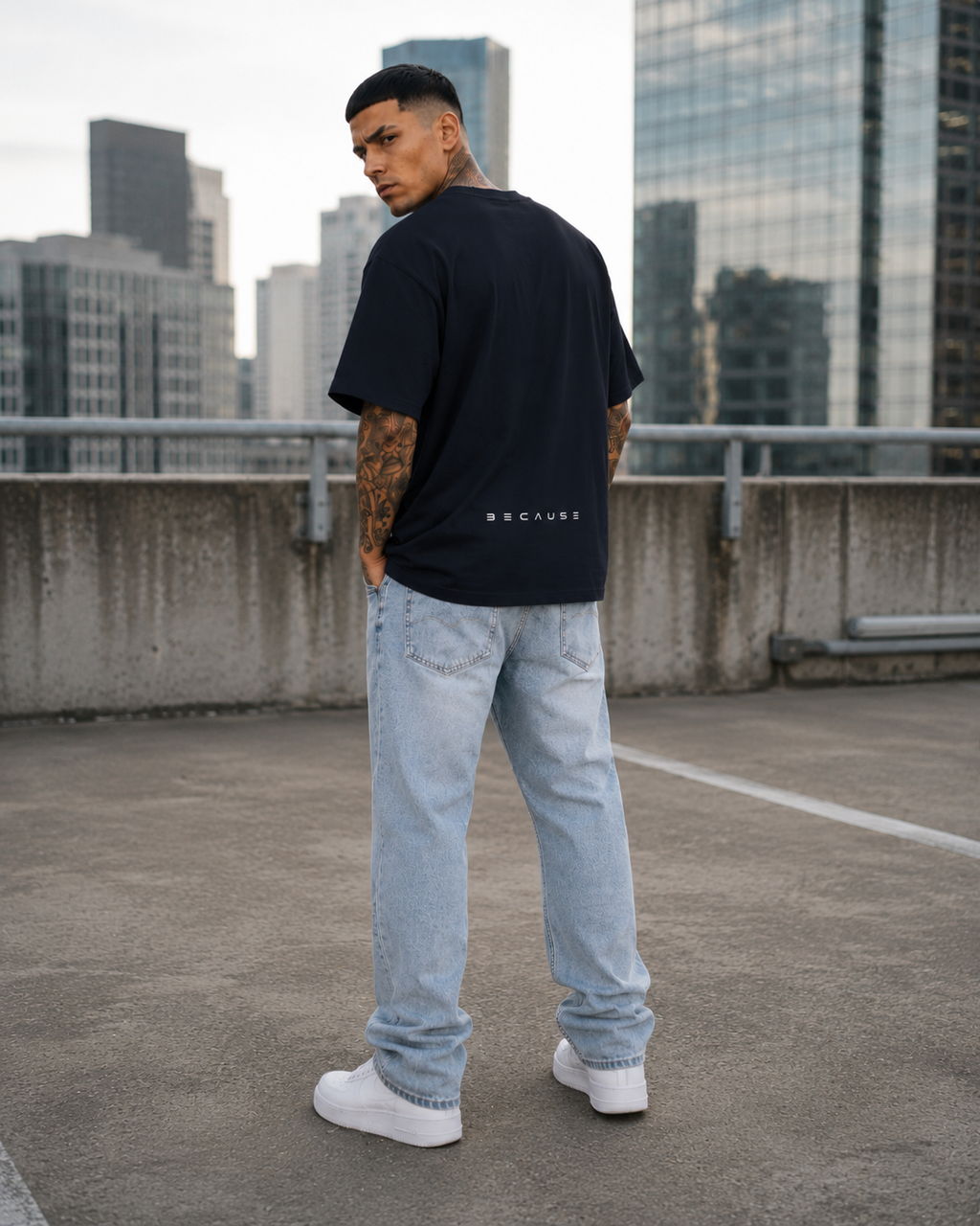 BECAUSE NOT NOW T-Shirt Why Not Black | BECAUSE Official