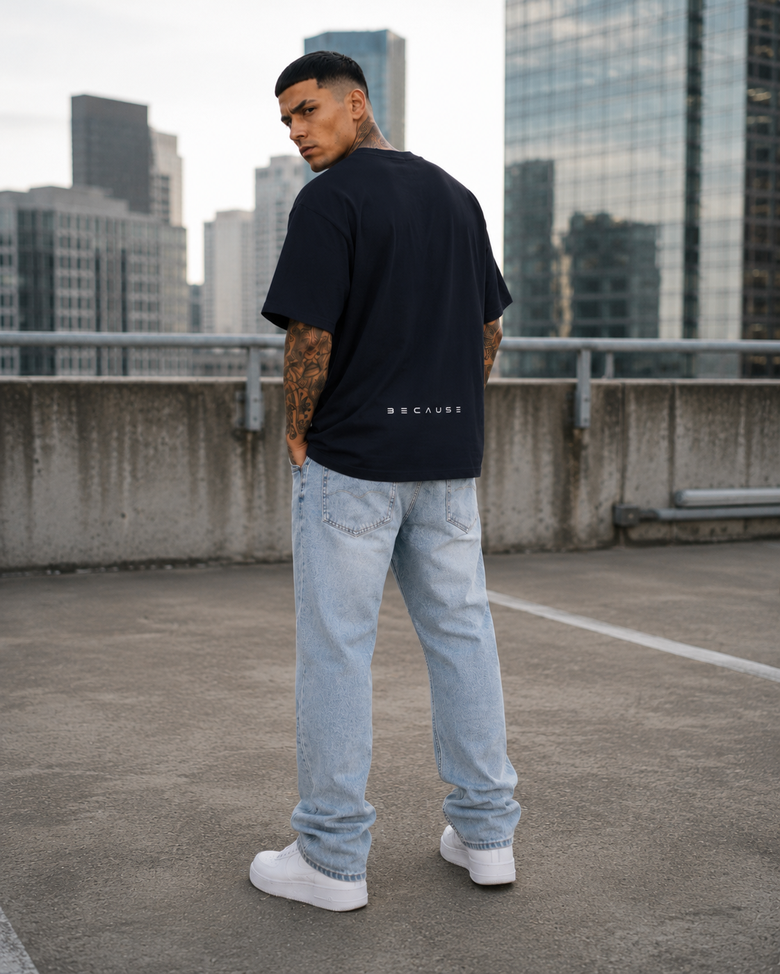 BECAUSE NOT NOW T-Shirt Why Not Black | BECAUSE Official