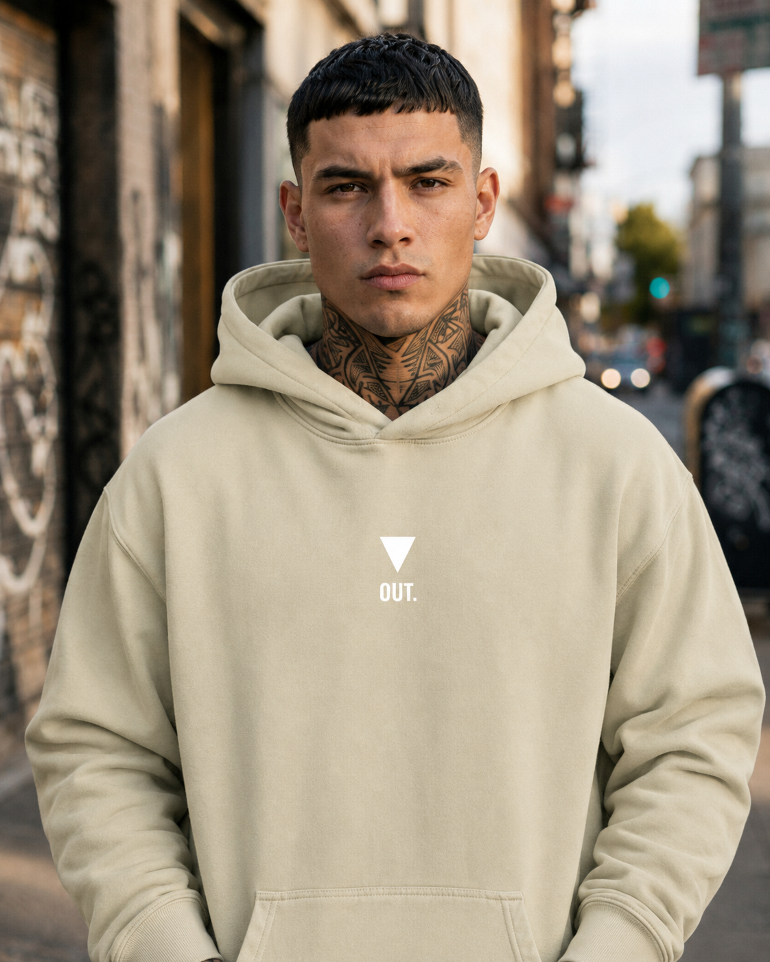 BECAUSE OUT. Fleeced Boxy Hoodie | BECAUSE Official