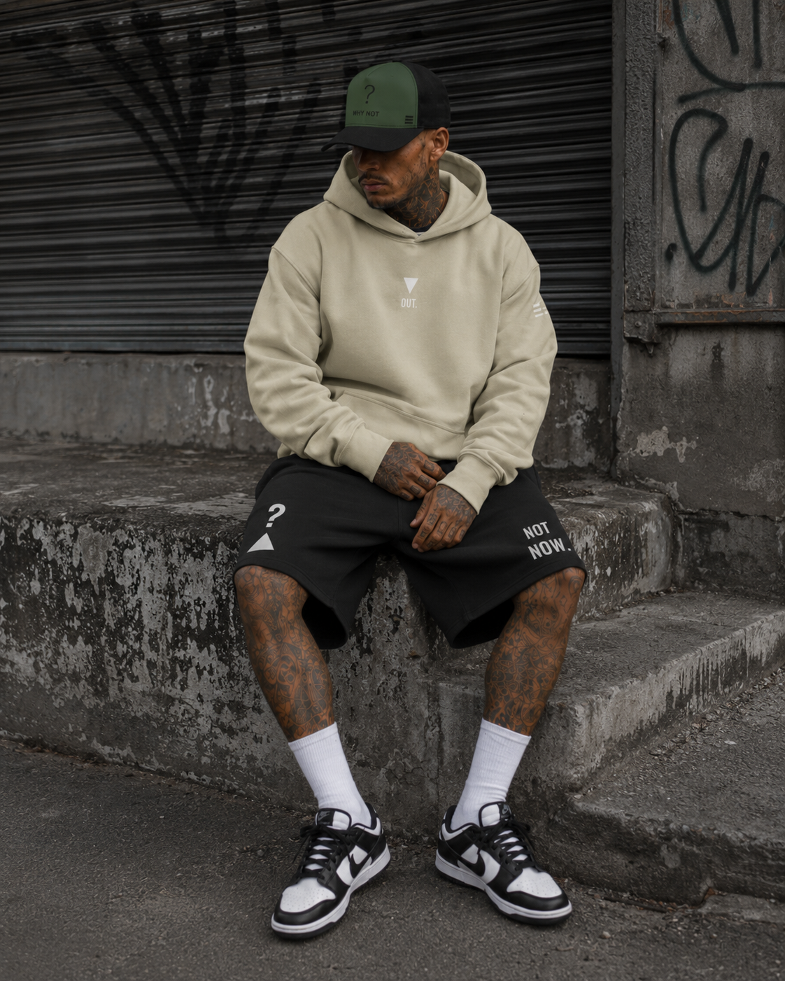 BECAUSE OUT. Fleeced Boxy Hoodie | BECAUSE Official