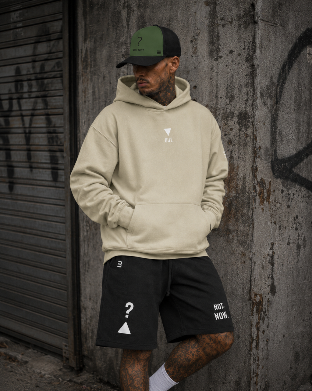 BECAUSE OUT. Fleeced Boxy Hoodie | BECAUSE Official