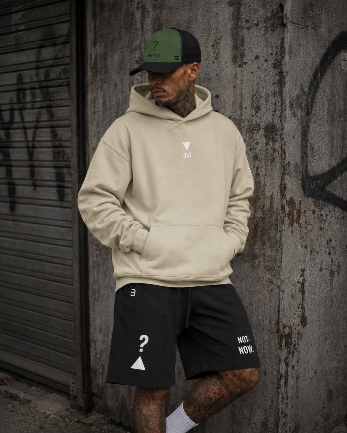 BECAUSE OUT. Fleeced Boxy Hoodie | BECAUSE Official