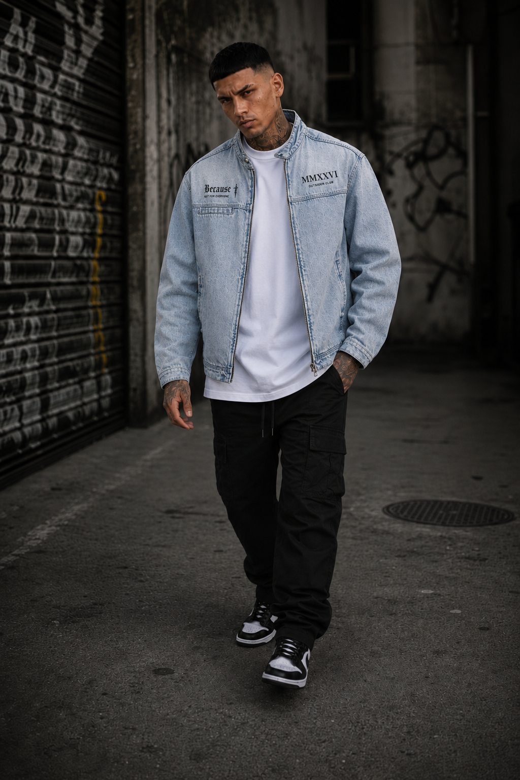 DESTROY Icon Vintage Wash Jacket | BECAUSE Official