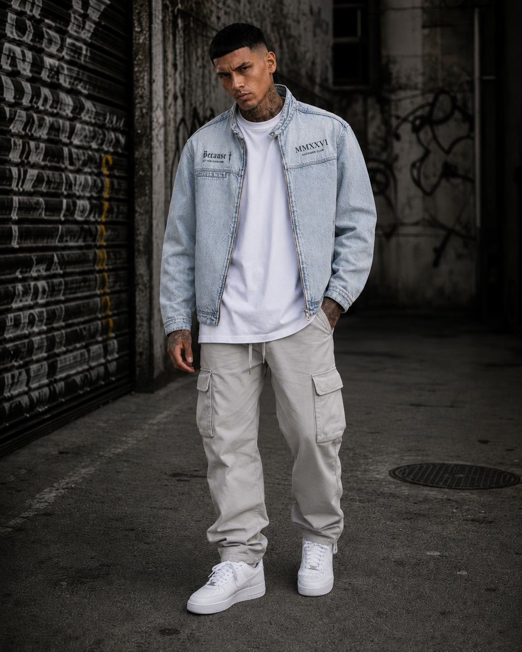 DESTROY Icon Vintage Wash Jacket | BECAUSE Official