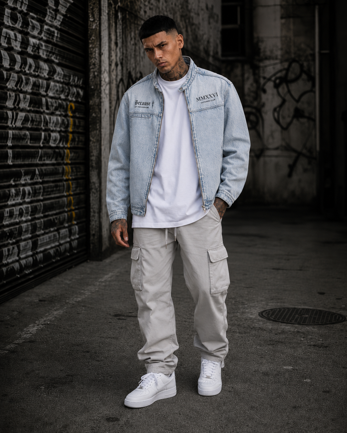 DESTROY Icon Vintage Wash Jacket | BECAUSE Official