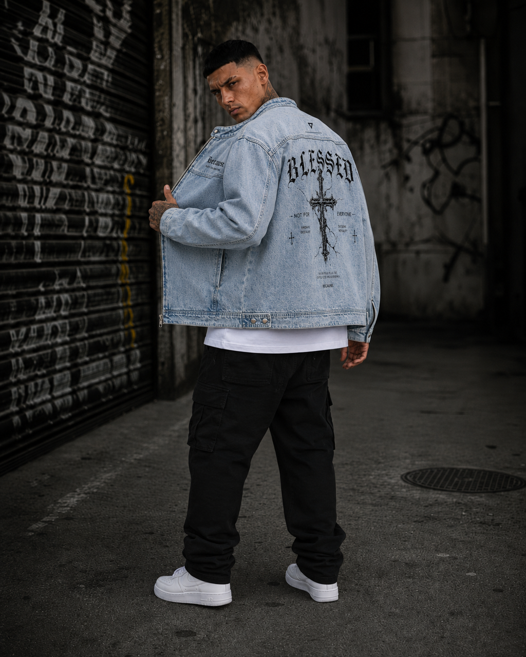 DESTROY Icon Vintage Wash Jacket | BECAUSE Official
