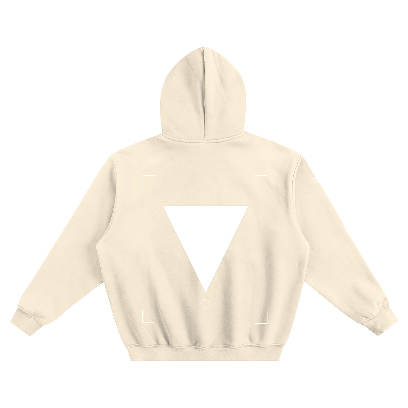 BECAUSE OUT. Sudadera ancha afelpada | BECAUSE Official