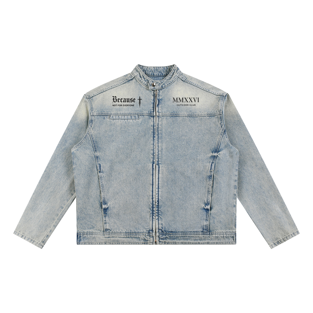 DESTROY Icon Vintage Wash Jacket | BECAUSE Official