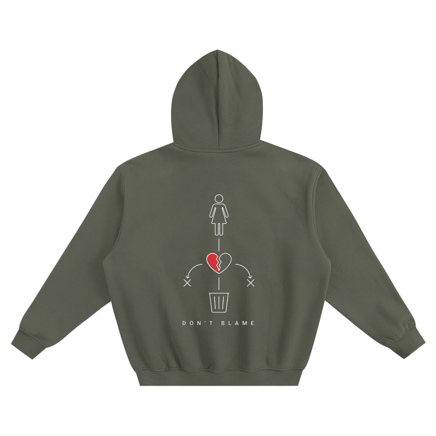 SUDADERA BECAUSE DON'T BLAME | Oficial de BECAUSE