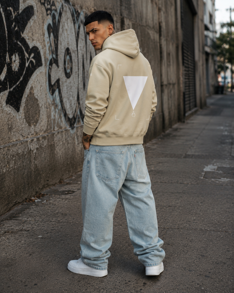 BECAUSE OUT. Fleeced Boxy Hoodie | BECAUSE Official