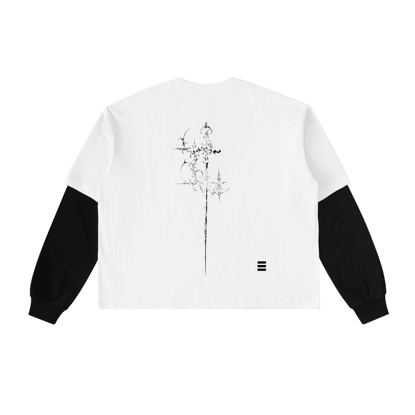 Camiseta de manga contrastada en capas ICON de BECAUSE | BECAUSE Oficial