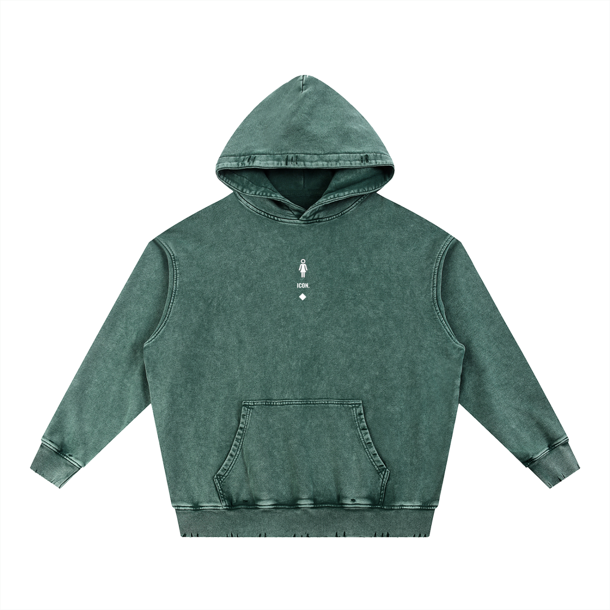 ICON. Wash Hand High Traffic Hoodie | BECAUSE Official