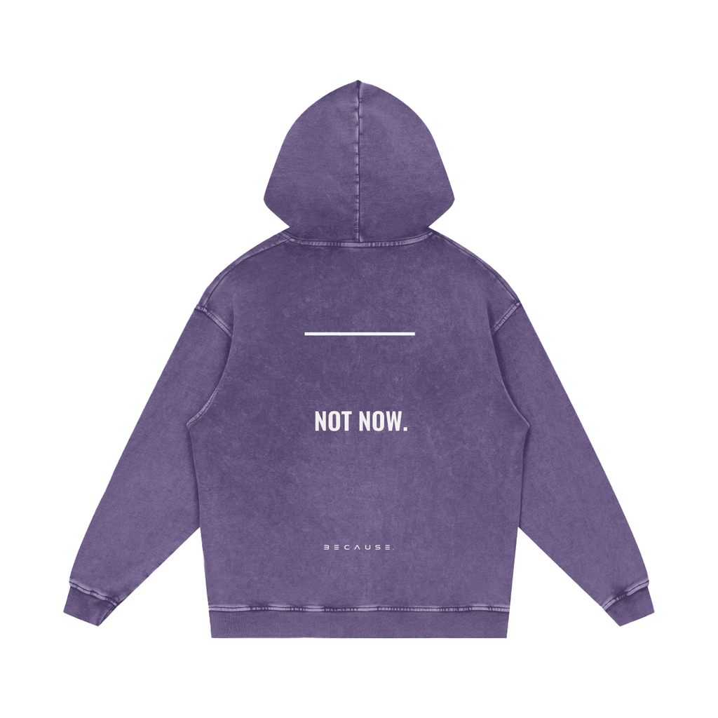 PORQUE AHORA NO. Sudadera con capucha | Oficial de BECAUSE