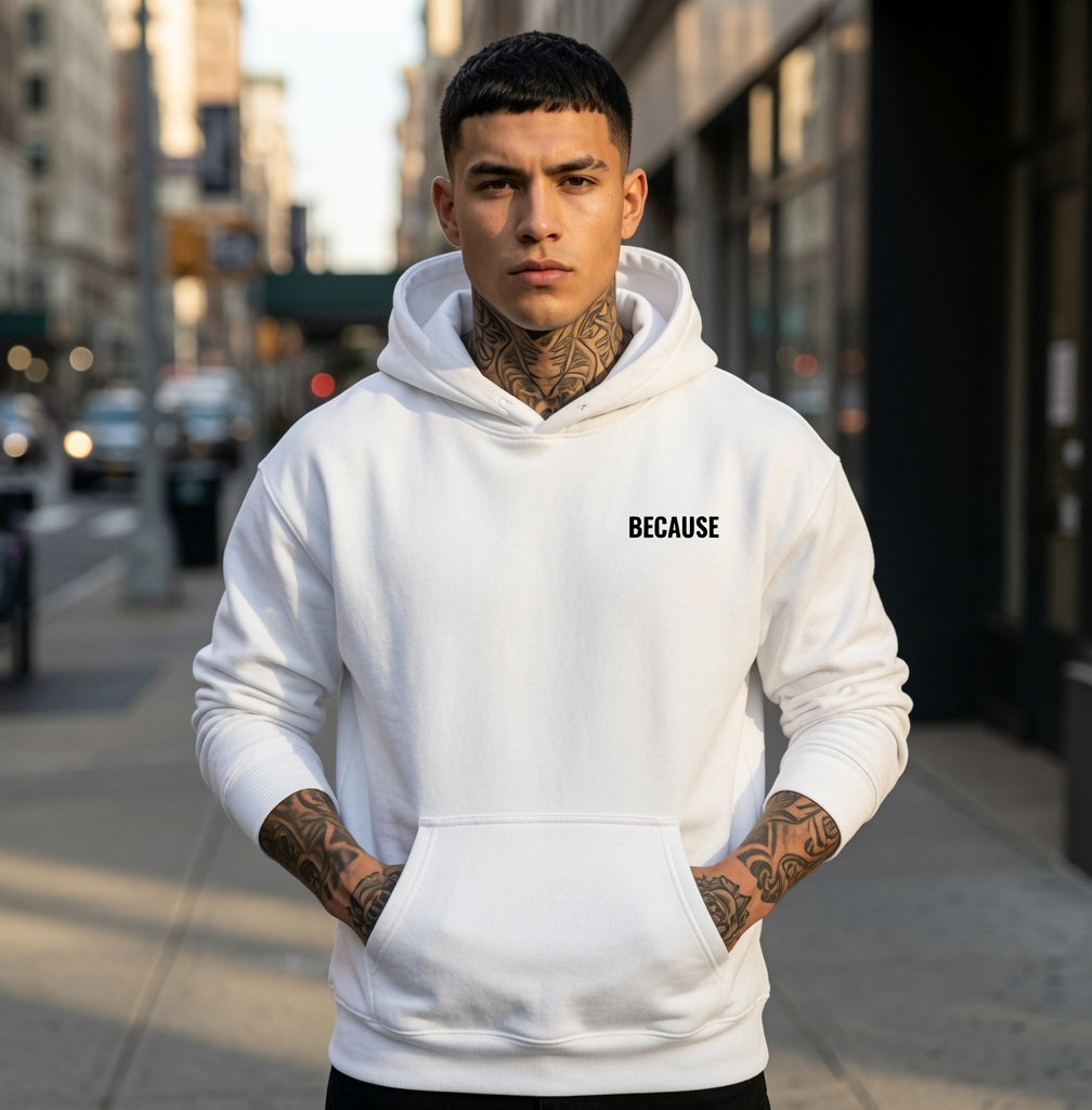BECAUSE NOT NOW. Hoodie | BECAUSE Official