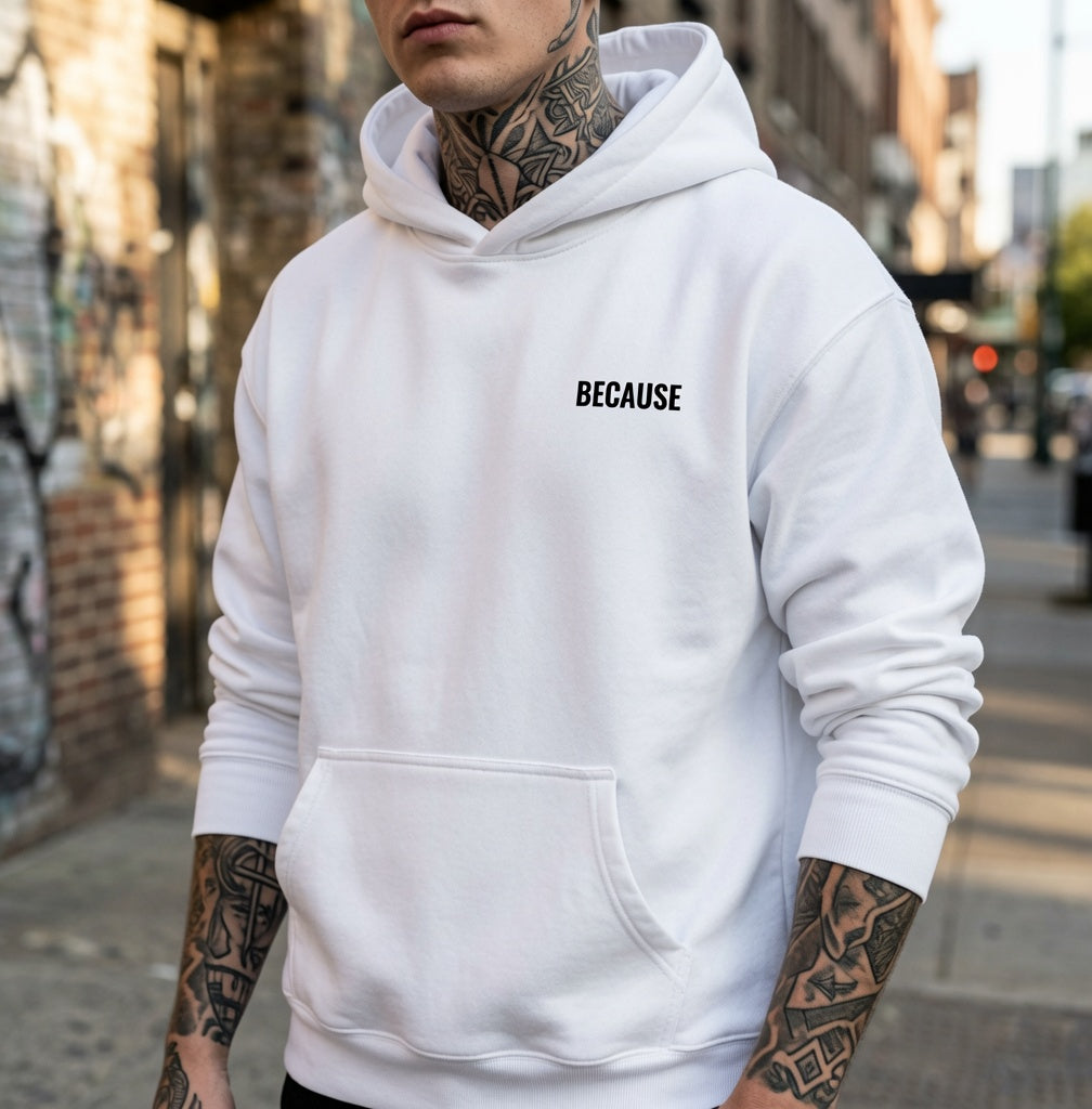 BECAUSE NOT NOW. Hoodie | BECAUSE Official