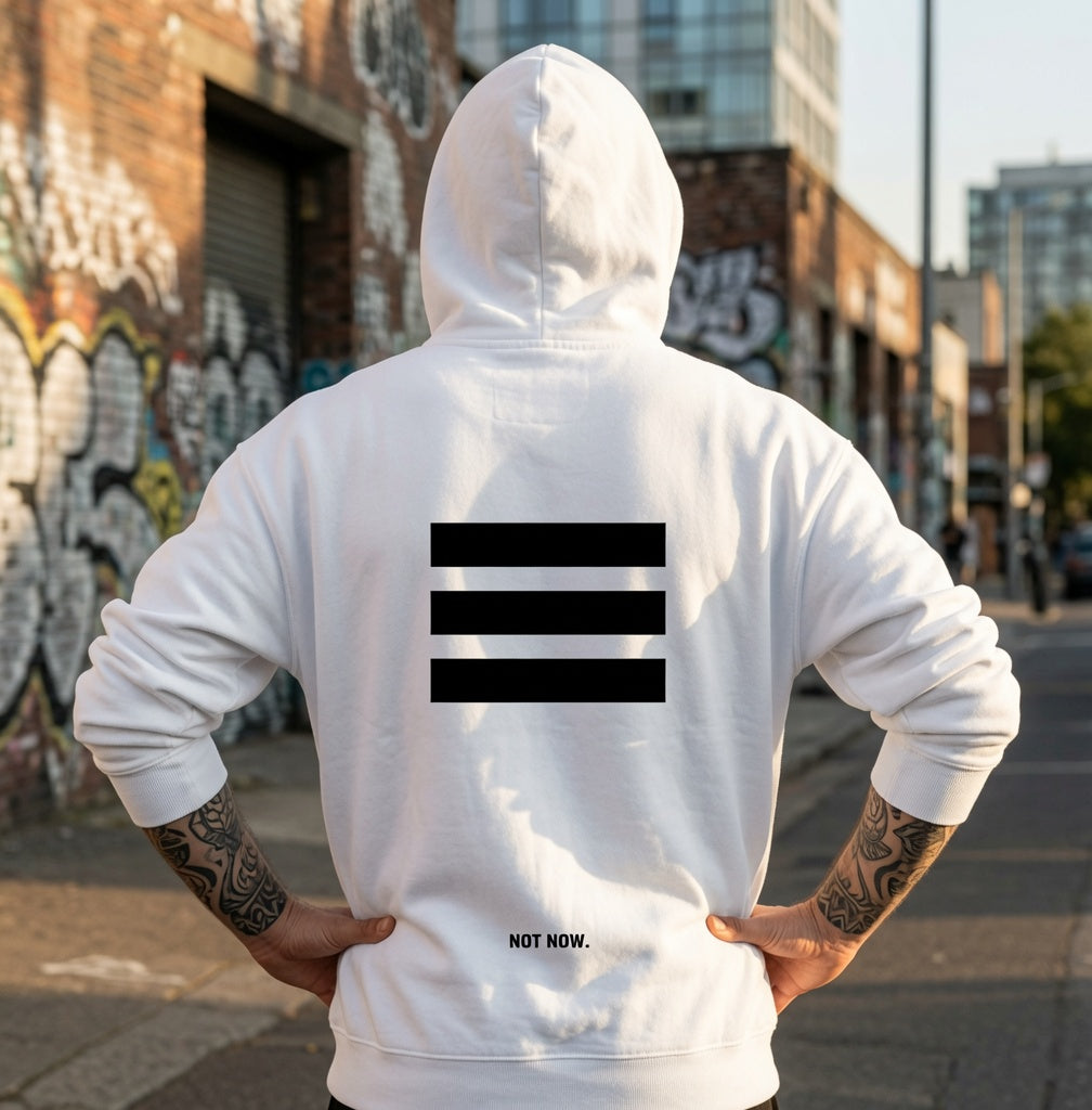 BECAUSE NOT NOW. Hoodie | BECAUSE Official